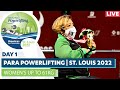 WPPO St. Louis 2022 Parapan American Open Championships | Day 1 | Women&#39;s Up To 61kg
