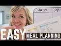 Simple Meal Planning you'll stick with! | Minimalist Family Life