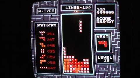 NES Tetris 999,999 My 4th Max Out