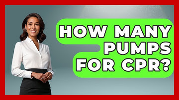 How Many Pumps For CPR? - First Response Medicine