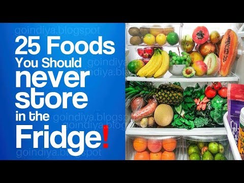 Foods You Should Never Store in the Fridge | Is refrigerated food bad for health | Kitchen Food