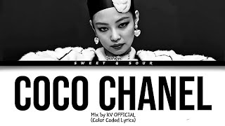 Jennie - COCO CHANEL Lyrics (제니 COCO CHANEL 가사) (Color Coded Lyrics) @KVOFFICIAL