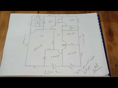 فيديو: كيفية رسم مخطط قطعة أرض -1