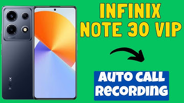Infinix Note 30 VIP Turn on auto call recording || Enable auto call recording  and settings