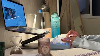 Study With Me for 50 mins | Background Noise & Soft Piano screenshot 4