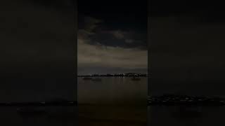 Beautiful night view of Bucklands Beach, Moon night & Natural water sound viral shorts soothing