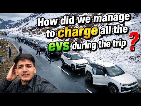 एक साथ इतनी EVs Charge कैसे की हमने Trip पे 😳? Manali To Kasol Day-3 With 18 EVs🔥