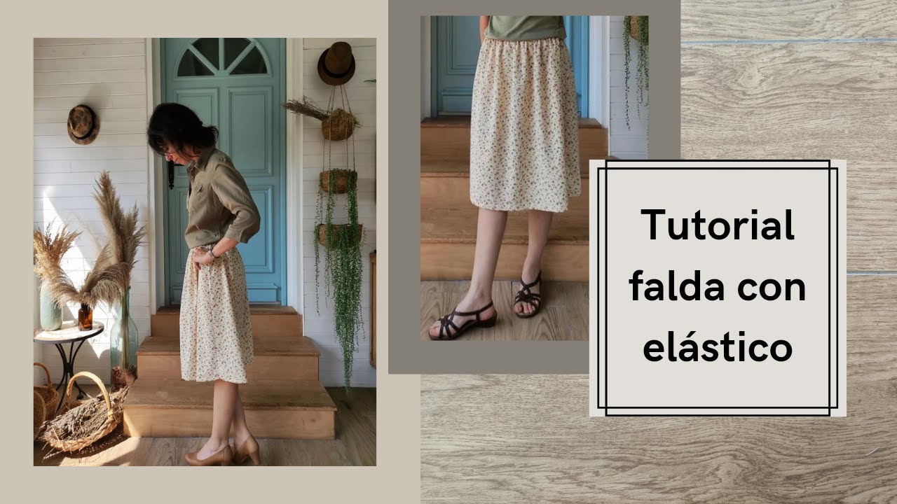 Falda con elástico en la cintura