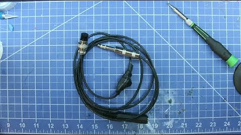 Making an IC-7300 to Mixer Cable