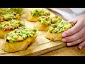 Diese Sandwiches werden in 1 Minute vom Tisch verschwinden! Avocado Vorspeise Rezepte.