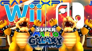 Super Mario Galaxy: Mario 3D All-Stars Graphics Comparison (Switch vs. Wii)