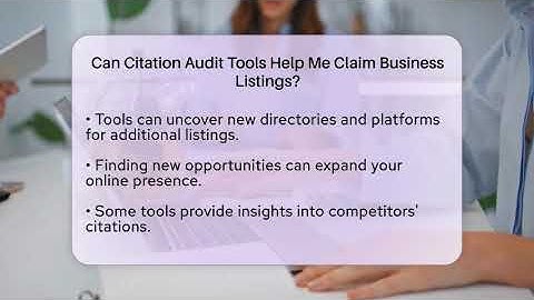 Can Citation Audit Tools Help Me Claim Business Listings? - SearchEnginesHub.com