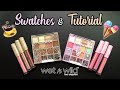 Wet n wild coffee cat  ice cream bee collections swatches review application