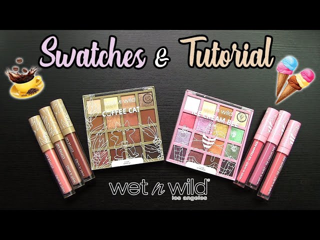 Wet N Wild Coffee Cat & Ice Cream Bee Collections: Swatches, Review, Application!