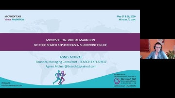 No Code Search Applications in SharePoint Online - Agnes Molnar