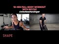 10-Minute Full-Body Workout with Nicole Scherzinger | At-Home Workouts | SHAPE