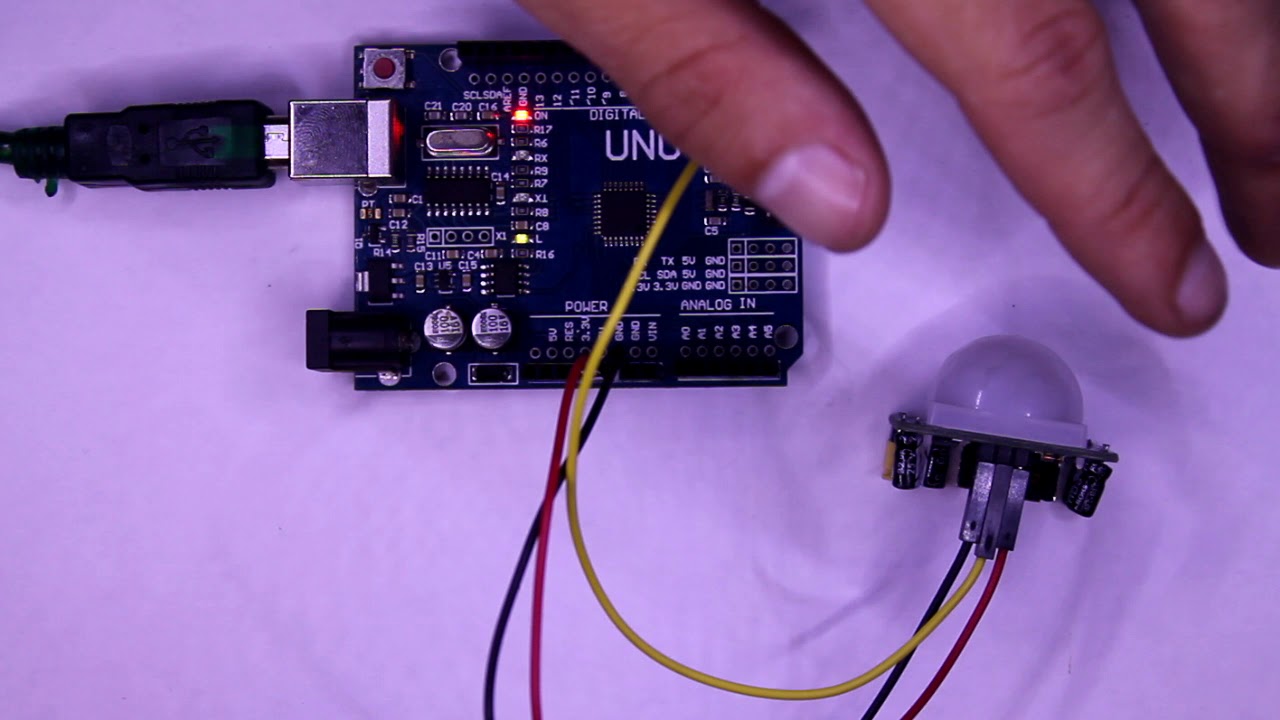 Датчик движения - YouTube