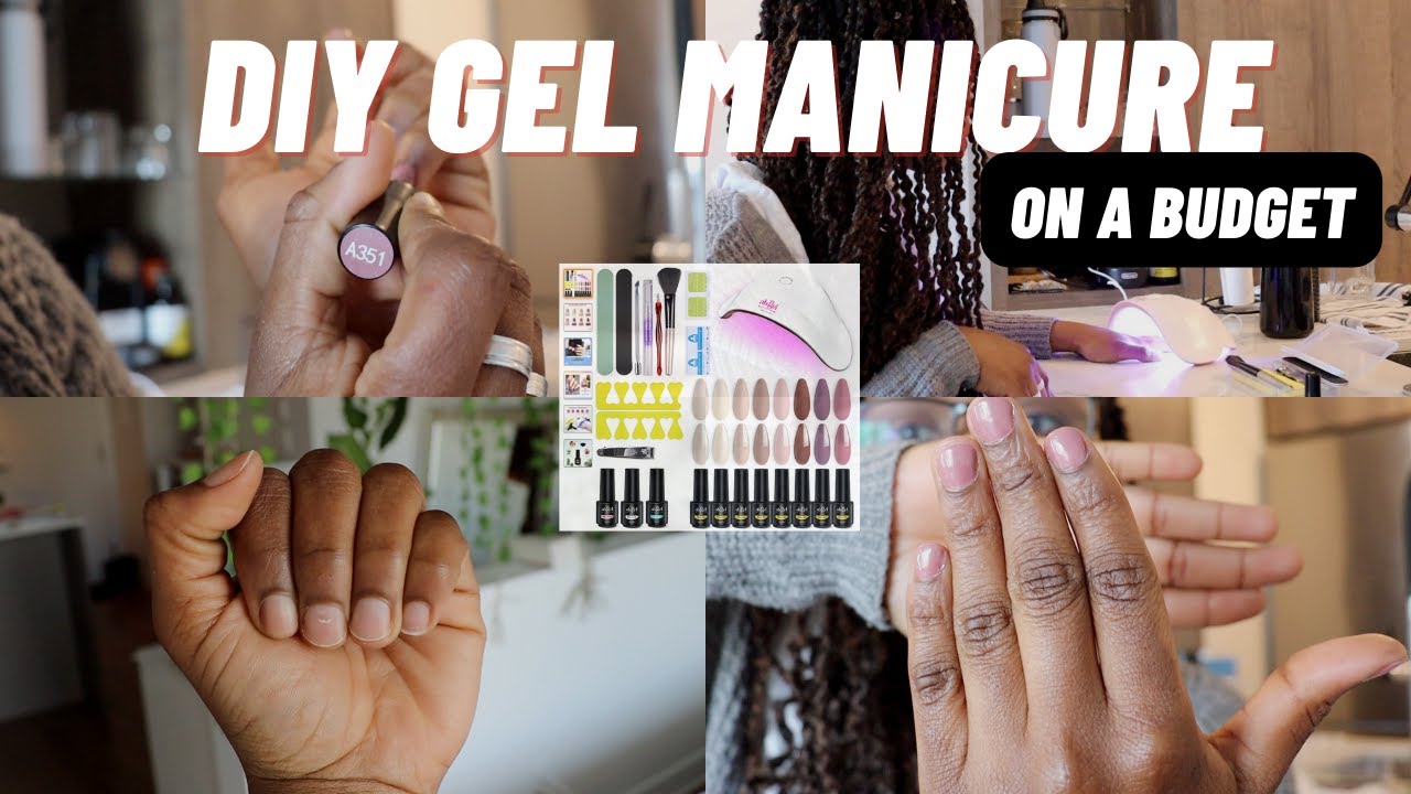 DIY gel manicure at home TRYING AB Gel NAIL KIT FROM AMAZON Review