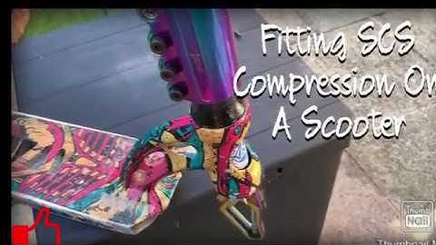How To Fit SCS Compression On A Scooter