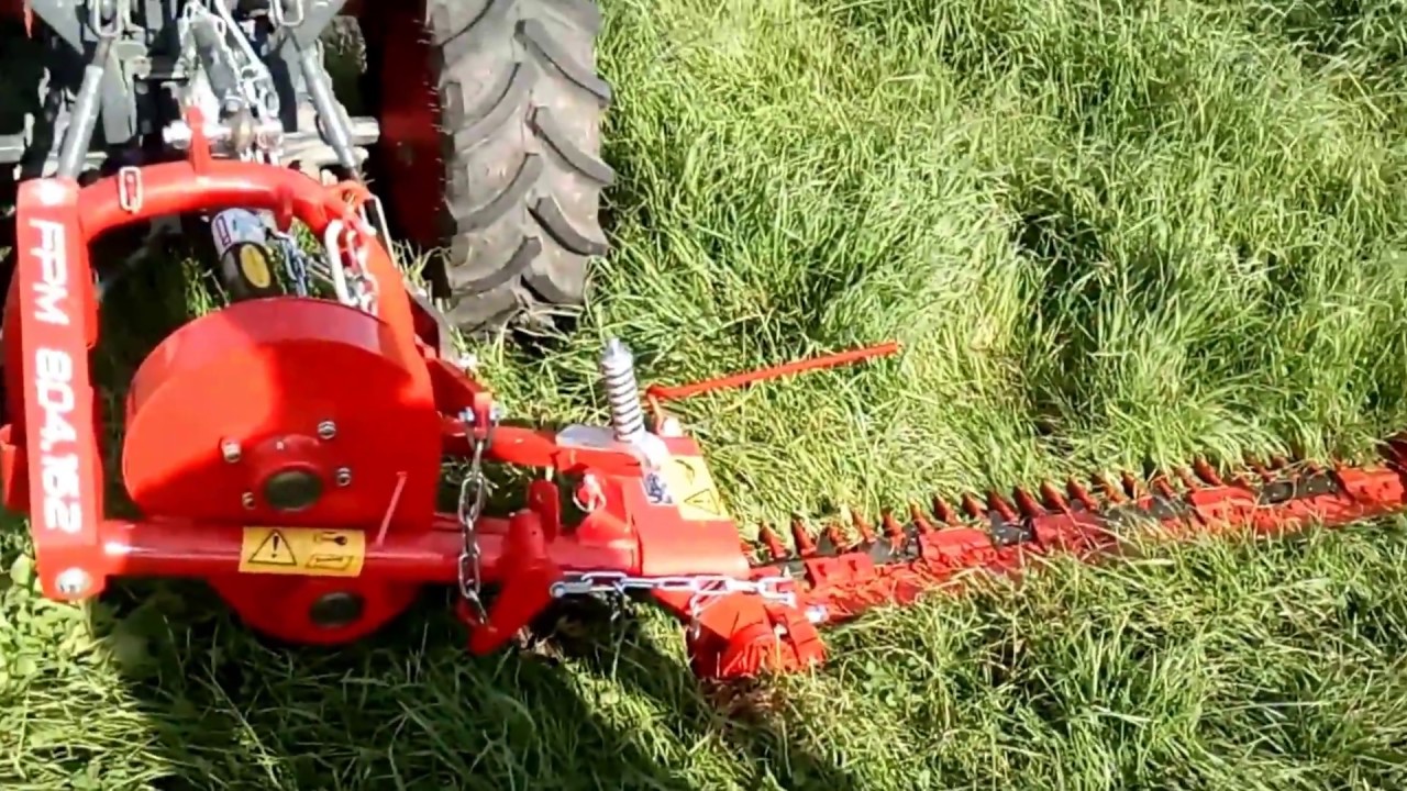 Fingerbalkenmähwerk im Einsatz und Einstellung Heck-Balkenmäher 🌾🚜 Balkenmäher für Kleintraktor 🌿