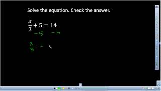 1-2a Multi-Step Equations Part 1 (Spanish)