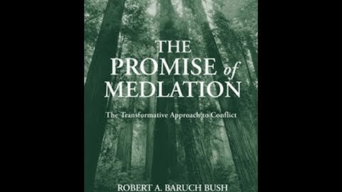 Ch. 1 of The Promise of Mediation: The Transformative Approach to Conflict, by Bush & Folger.