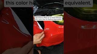 Strawberry Red Wrap on Audi A4 Allroad — Color Change