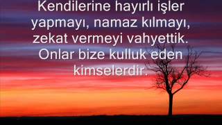 21_ ENBİYA SURESİ VEMEALİ KABE İMAMI MAHİR PART 2