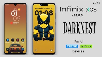Darknest Premium Theme🍁 for all Tecno & Infinix Devices