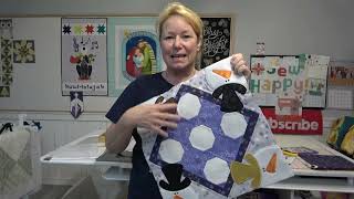 Kimberbell Cutie Table Topper (January) - Pt 1 of 3: Piecing the Topper. Beginner Quilting Tips screenshot 5