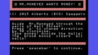 MSX - Mr.Moneyed wants money! - SCREEN 1 game by BCO (BASIC)