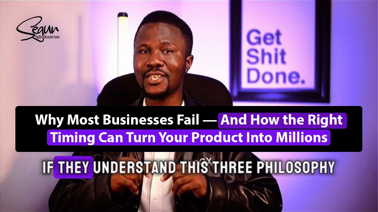 Why Most Businesses Fail — And How the Right Timing Can Turn Your Product Into Millions 