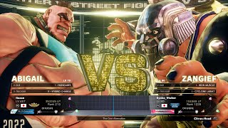 SFV Champion Edition🔥  Itazan (Abigail) Vs Eyoko_Vtuber (Zangief) 🔥 Online Match's 11-28-2022