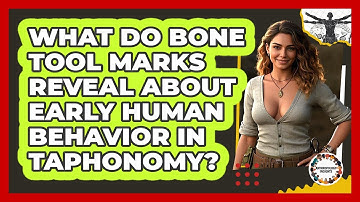 What Do Bone Tool Marks Reveal About Early Human Behavior In Taphonomy? - Anthropology Insights
