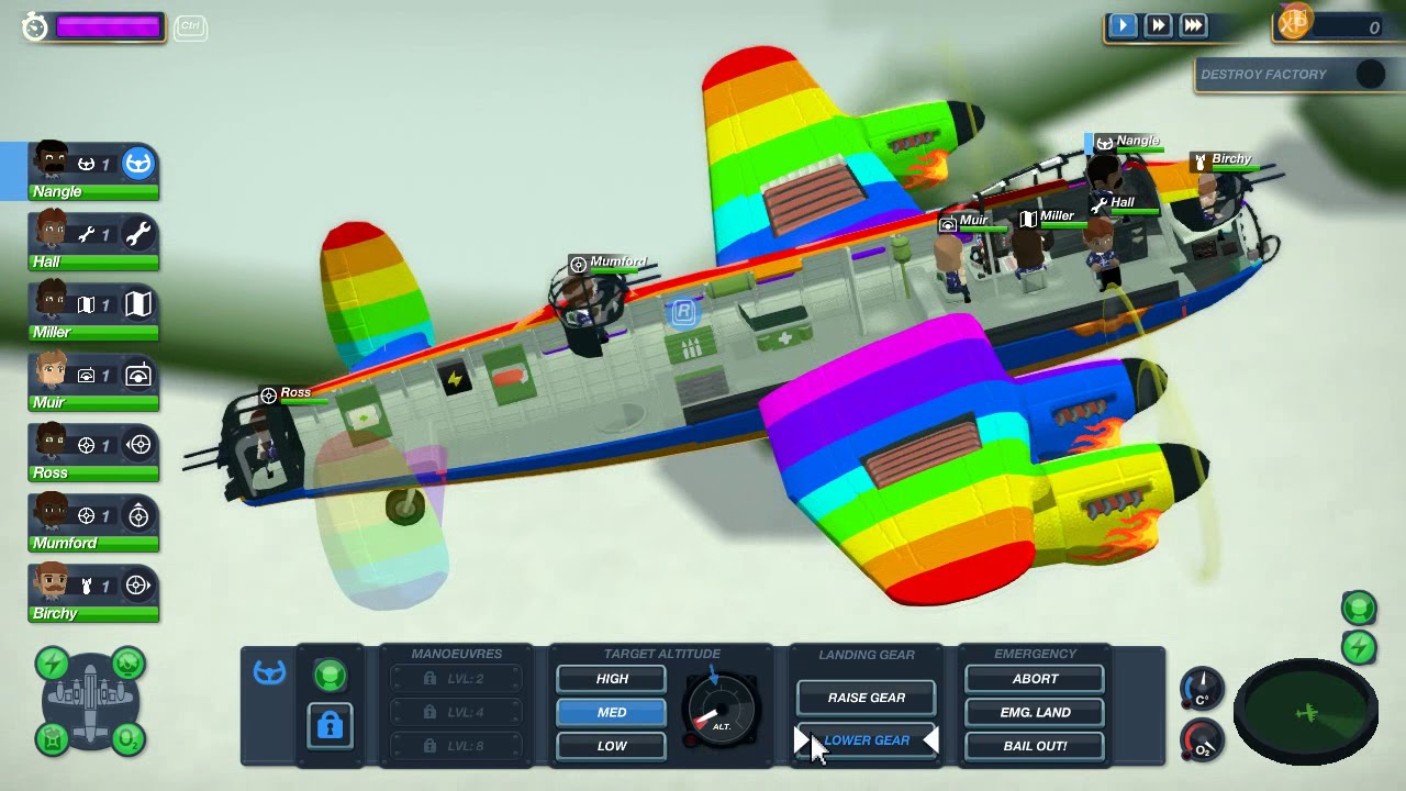 Bomber Crew Secret Weapons DLC Gameplay