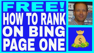 How To Improve Bing Ranking For Free - Free Tool - Page 1 Ranking.  #bloggingforbeginners