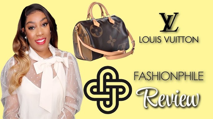 LOUIS VUITTON Reverse Monogram Giant Speedy Bandouliere 30 375478