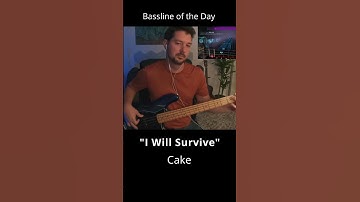 Thumbnail of I Will Survive - Cake - #bass line of the day