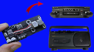 How to Add Bluetooth Feature to Any cassette player