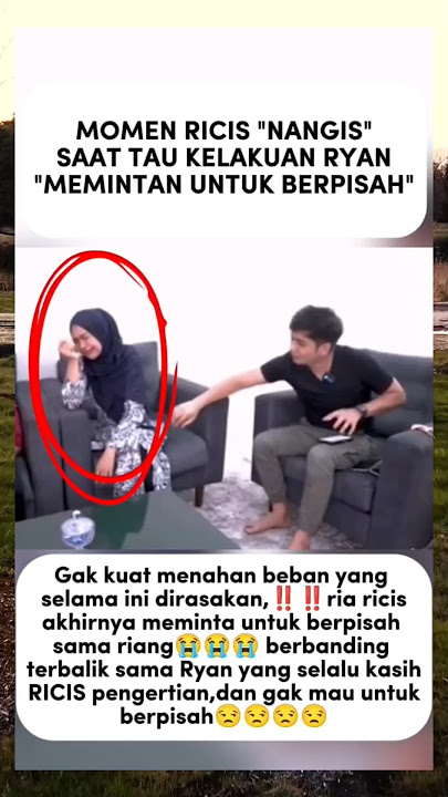 The moment Ria Ricis asked to separate 😭😭#riaricis #teukuryan #trendingshorts #youtubeshort