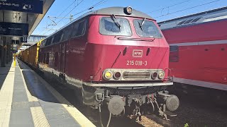 15.05.2024: Mal was besonderes hier in Berlin!! (BR215 018-3 mit Bauzug)