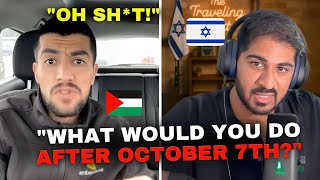 Pro Palestinian FREEZES After Tal Asks Him This Question About October 7th!