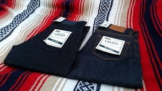 United Stock Dry Goods Deep Indigo Narrow Fit 14Oz & Indigo Slight Fit 12.5Oz Raw Selvedge Denim