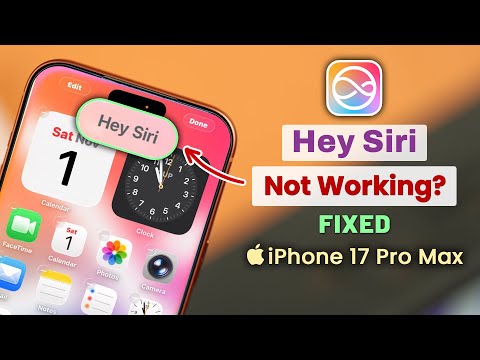 Fix Hey SIRI Isn T Working On IPhone 17 Pro Max Pro