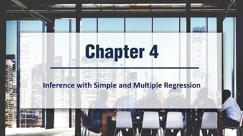 Estimating Simple and Multiple Regression Models using the Data Analysis ToolPak in Excel