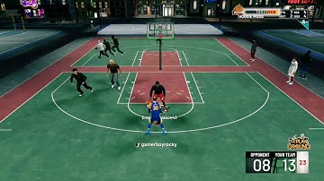 NBA 2k19 Most underrated build Sharpshooting Slasher in the park with my subs