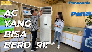 UNBOXING DAN REVIEW AC PANASONIC CS-J45FFP8 3 PHASE 5 PK AC FLOOR STANDING