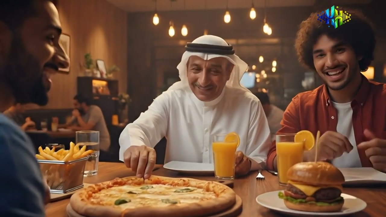 Promo Video for Restaurants | Pizza & Burger Animation Ad