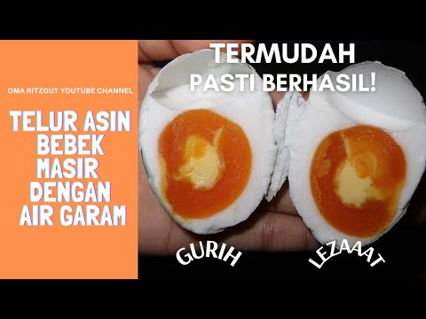 Cara Membuat Telur Asin Masir Dengan Air Garam (Anti Gagal)