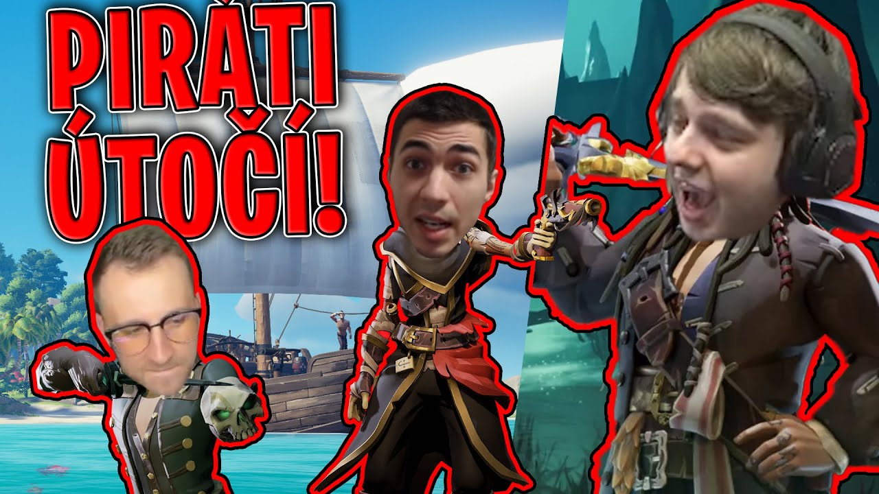 PIRÁTI ÚTOČÍ!!! | Sea of Thieves Update | @Morryeej&@Cuky2222&@Kellwiin